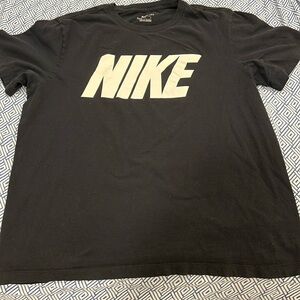 Black and white Nike shirt